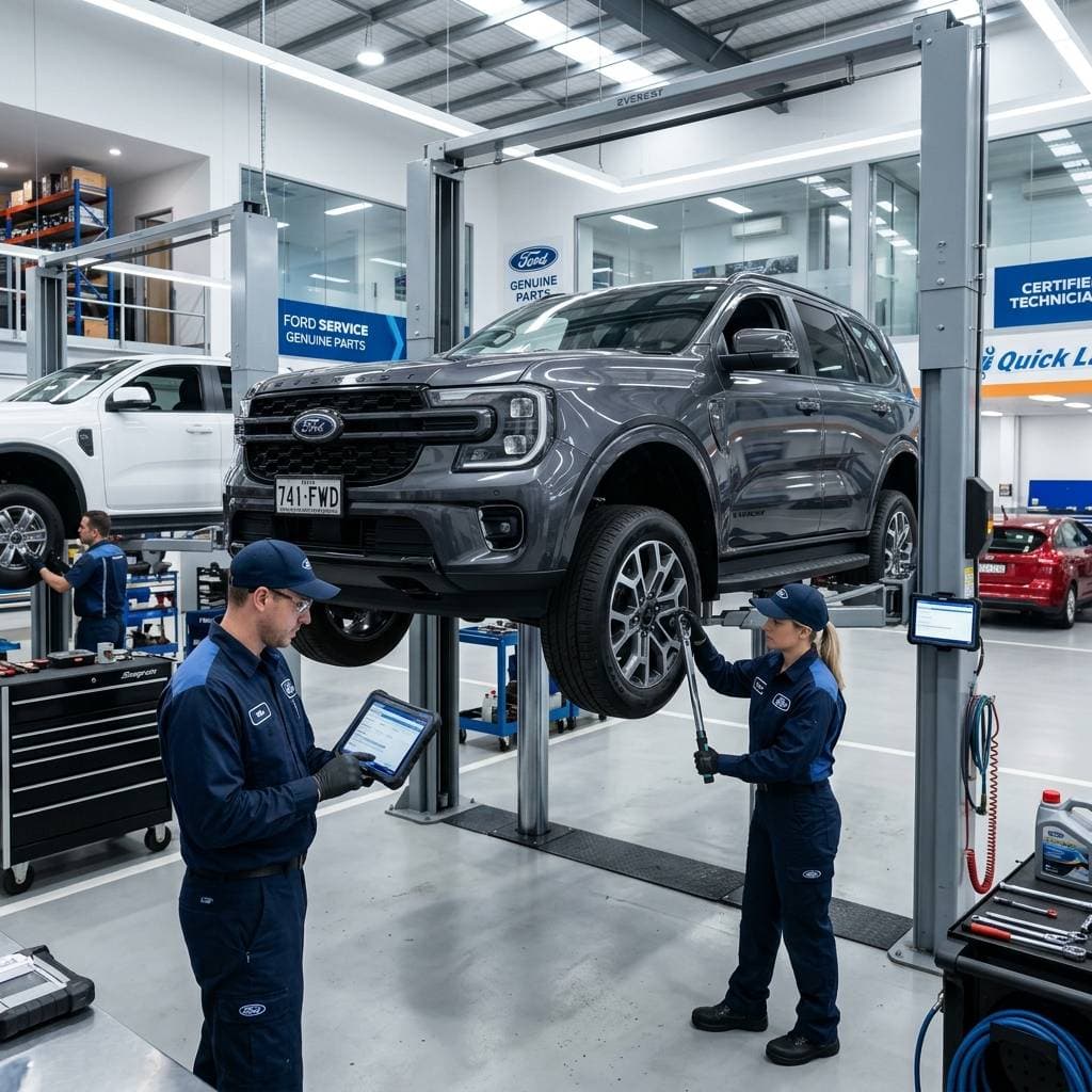 Dịch vụ bảo dưỡng xe ô tô định kỳ tiêu chuẩn Ford