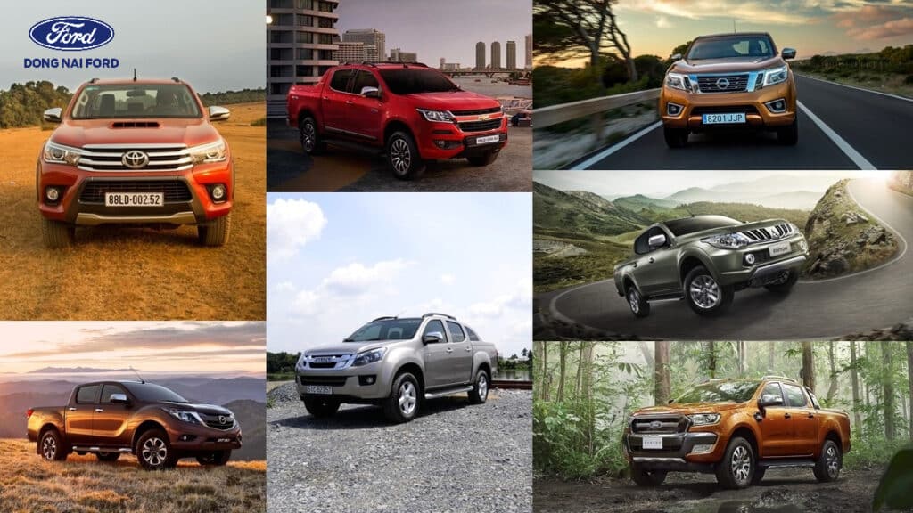 Các dòng xe bán tải được ưa chuộng hiện nay