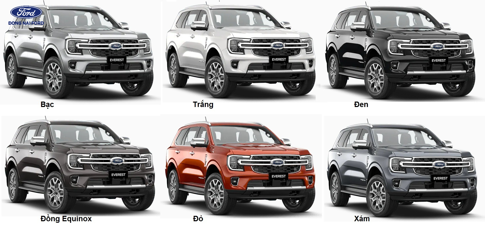 Dòng xe Ford Everest Titanium 2.0L AT 4×2