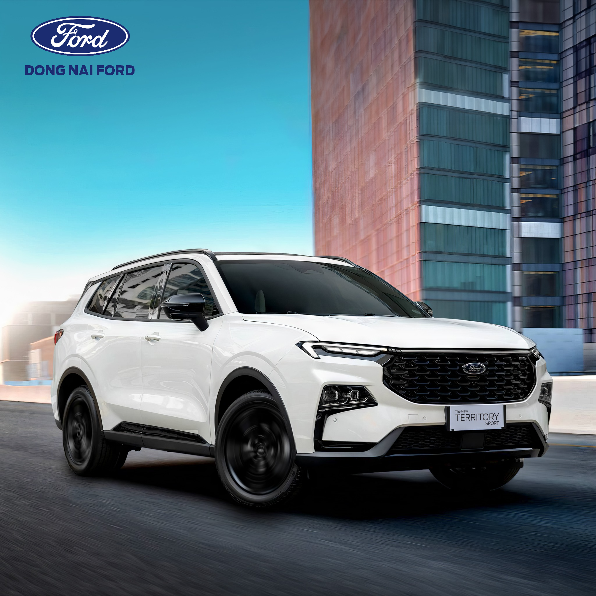 Mẫu xe ô tô 5 chỗ gầm cao Ford Territory 