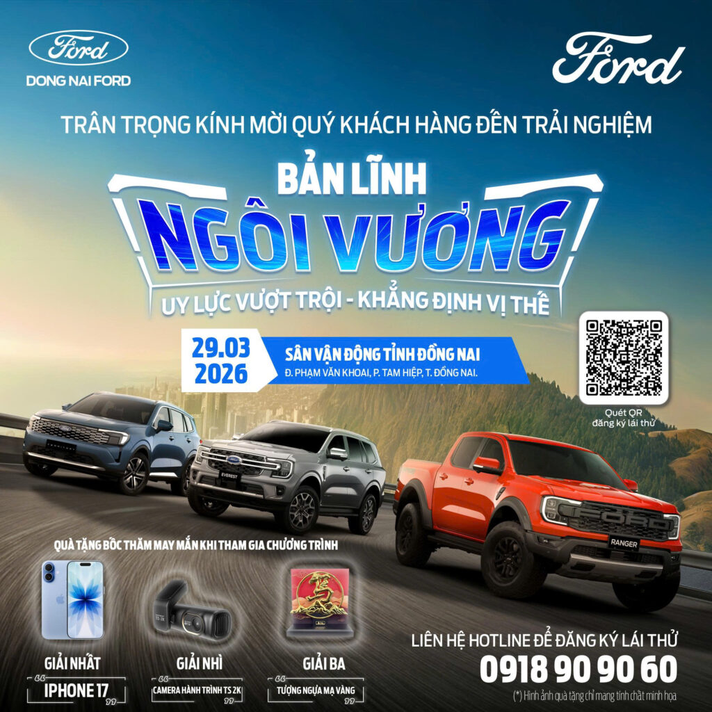 sự kiện lái thử xe ford "bản lĩnh ngôi vương"