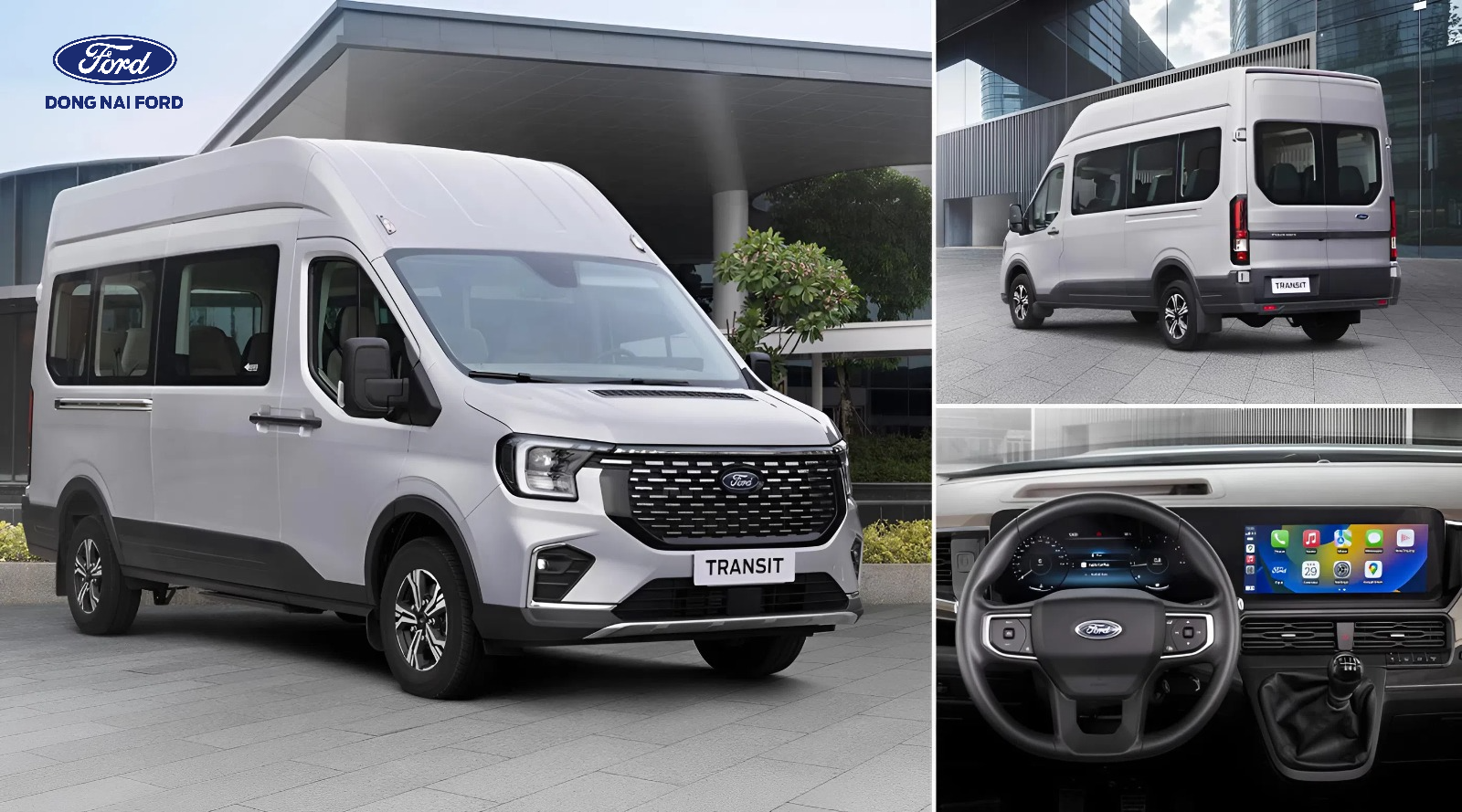 Thông số kỹ thuật Ford Transit 16 chỗ mới